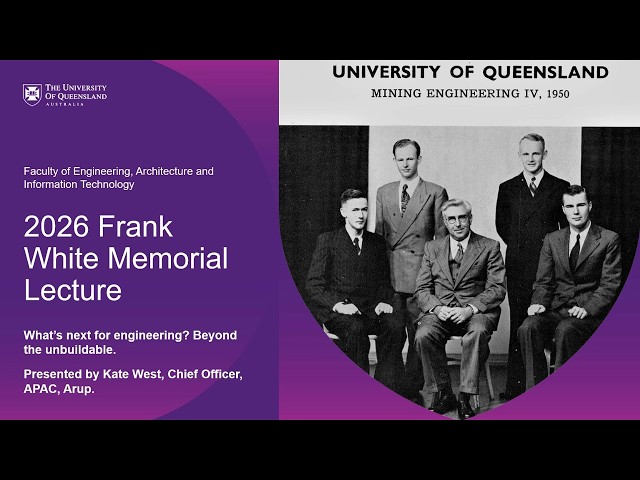 Frank White Memorial Lecture | 2026