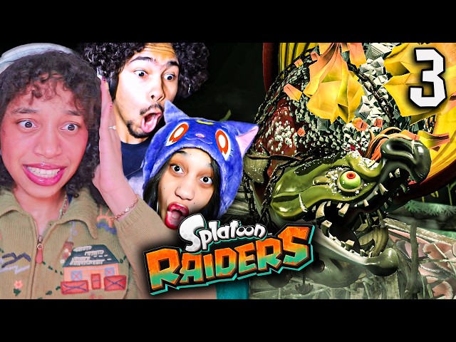 Our FIRST WORLD BOSS (Flappetizer) | Splatoon Raiders - Part 3 w/@MatthewTheDiscipl3 @Leasmine