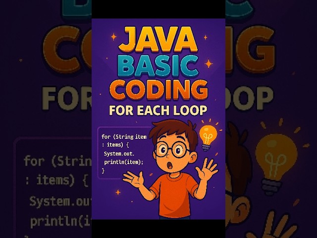 for each loop in java