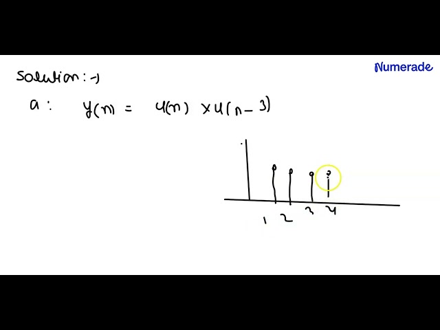 2.2 Evaluate the discrete-time convolution sums given below. a) y[n] = u[n] * u[n-3] b) y[n] = 2u[-…