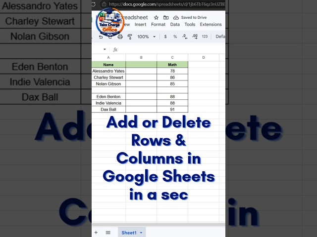 Add or Delete Rows & Columns in Gsheet #microsoftoffice  #msoffice #googlesheets  #tutorial  #excel