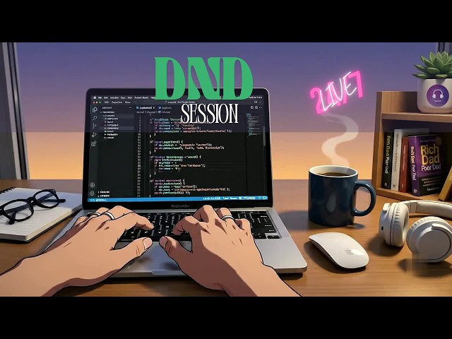 DND Session | 24/7 Live Study + Work Music🎧 | Live Stream