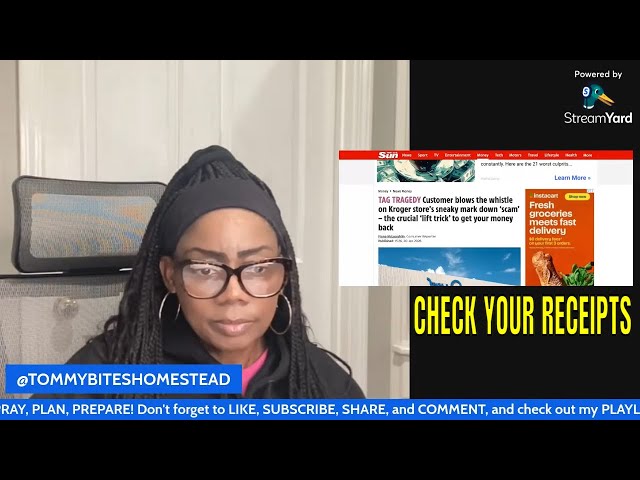 Check Your Receipts! KROGER UNDER INVESTIGATION