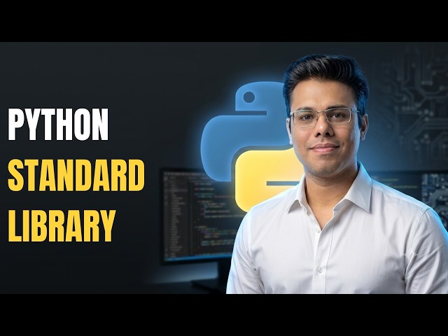 Python Mastery #32 | Python Standard Library Explained | Use Built-in Modules Like a Professional ☕