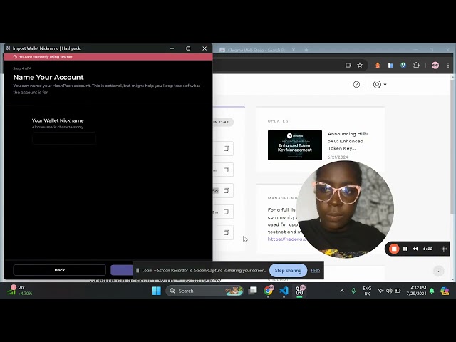 Creating a Hedera Testnet Account: Portal to HashPack Guide