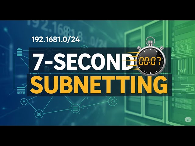 Notebookin' w/ Mindy #35 (Seven Second Subnetting)