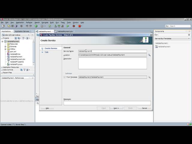 Pipeline Templates with Oracle Service Bus