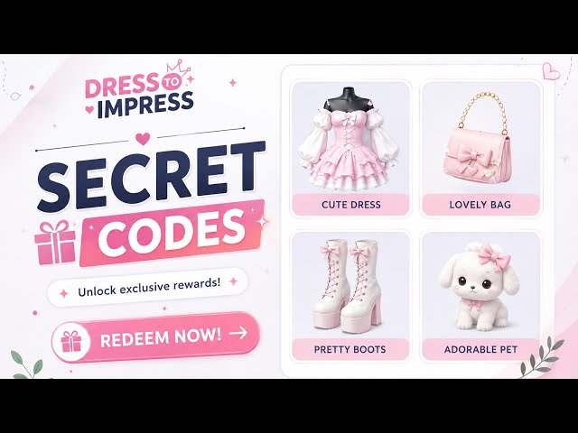 ALL WORKING CODES FOR DRESS TO IMPRESS IN AUGUST 2026 | ROBLOX DTI CODES #roblox