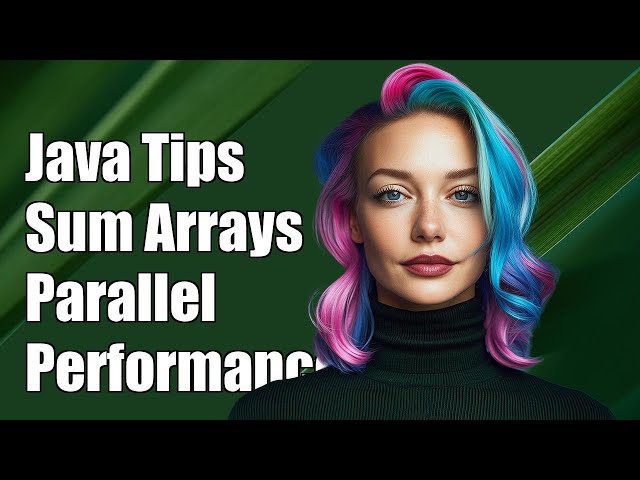 Java: Sum Two Double Arrays with Parallel Stream - Performance Tips