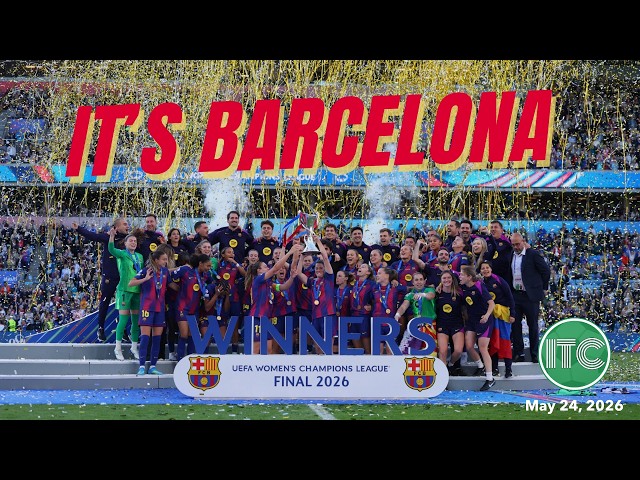 BARCELONA WINS UWCL! 🏆 2026 UEFA Women's Champions League Final v Lyonnes | 23 May 2026 | From Oslo