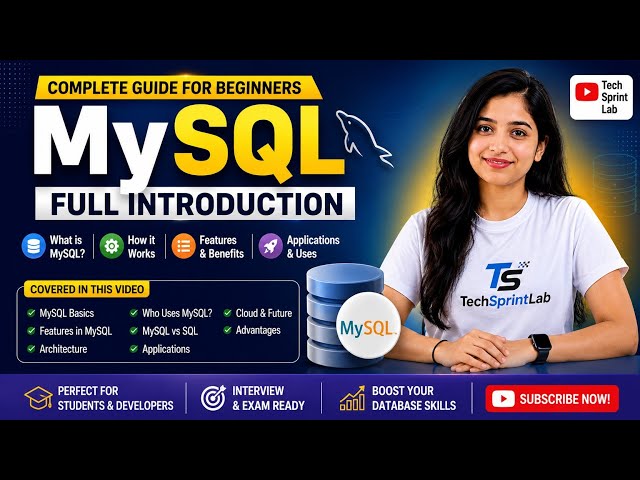Learn MySQL in 10 Minutes | Complete MySQL Tutorial for Beginners (Hindi) #mysql #techskills 