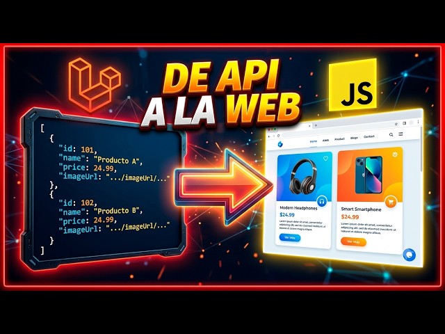 Mostrar anuncios con JavaScript consumiendo una API REST de Laravel | CRUD Paso a Paso