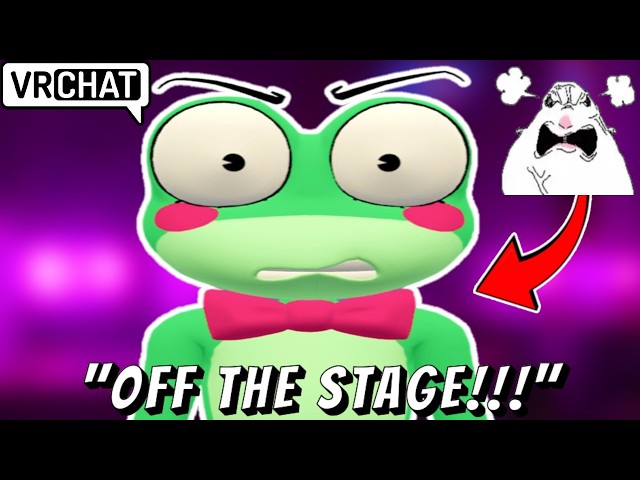 I Ruined A VR Chat Open Mic (CRASHOUT) | VRChat Trolling