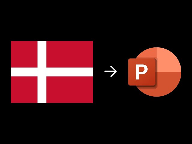 Constructing Flags in PowerPoint: Denmark