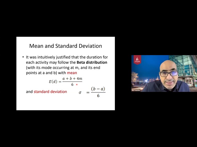 Lecture 5 PERT Crashing MS Project Tutorial 1 Panopto Trimmed