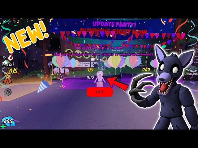 FIESTA DE ACTUALIZACIÓN en 99 Nights in the Forest🥳| ROBLOX