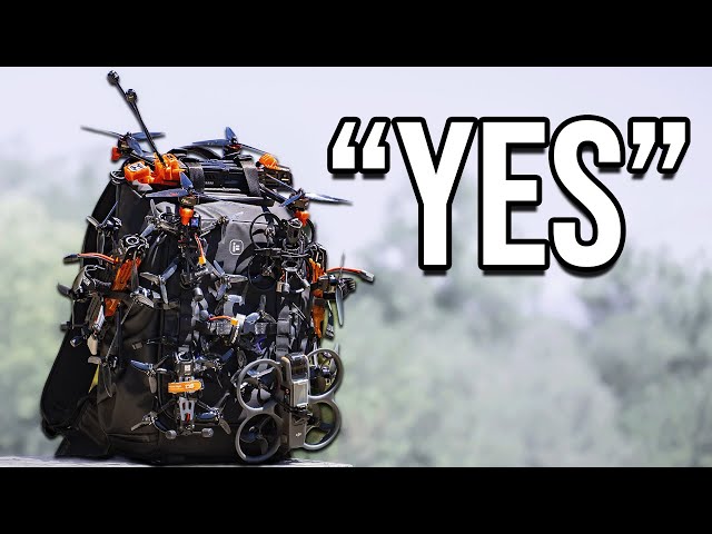 How many drones can YOU carry? IFlight FPV Backpack V2