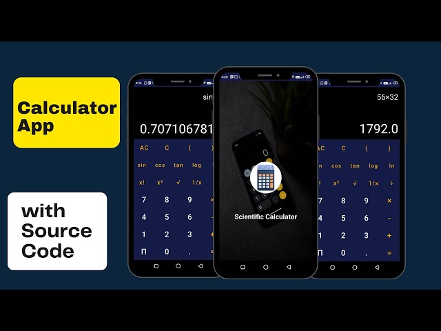 How to make a Scientific Calculator App | Android Project |Calculator App in Android Studio | 2022