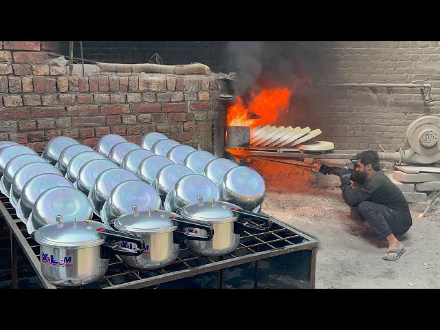 How Famous Asian Pressure cooker Are Made From Aluminium Recycling | Amazing Factory Manufacturing