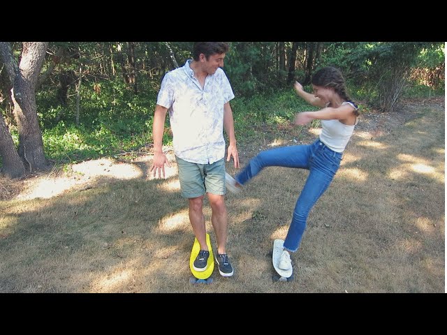 Teaching My Girlfriend to Ride a Penny Board