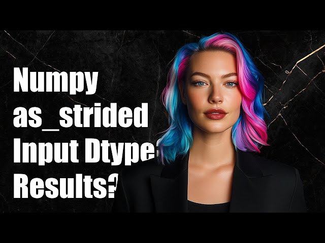 Will results of numpy.as_strided depend on input dtype?