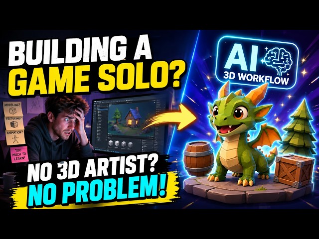 Building Game Solo? Don't have 3D artist? No Problem! Find out why?