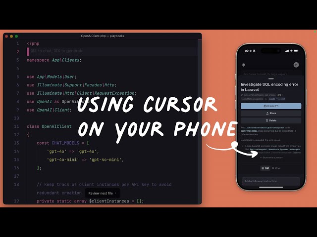 CURSOR ON YOUR PHONE (First look at the new web app!)