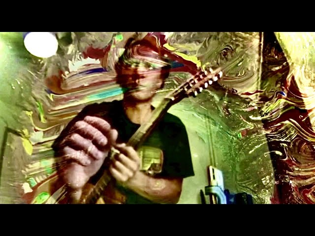 12 String Dragon Caves flying through a digital reality guitar #360video #digitalart