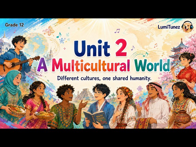 Tiếng Anh 12 – Unit 2 : A Multicultural World | Global Success | English Song | LumiTunez 🐶🎵