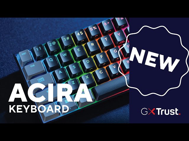 Minimal size, Maximum Impact: The Acira 60% Mini Mechanical Gaming Keyboard