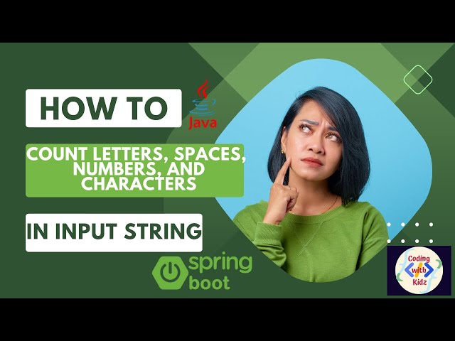 Java Program Tutorial: Count Letters, Spaces, Numbers, and Characters in Input String