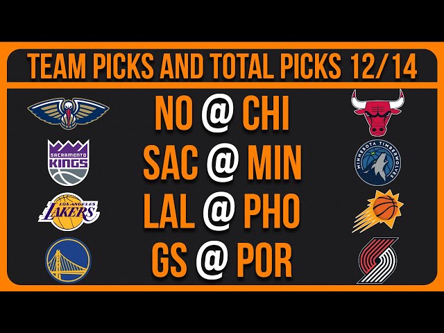 NBA Picks Today 12/14/25 NBA Picks and Predictions NBA Bets Today