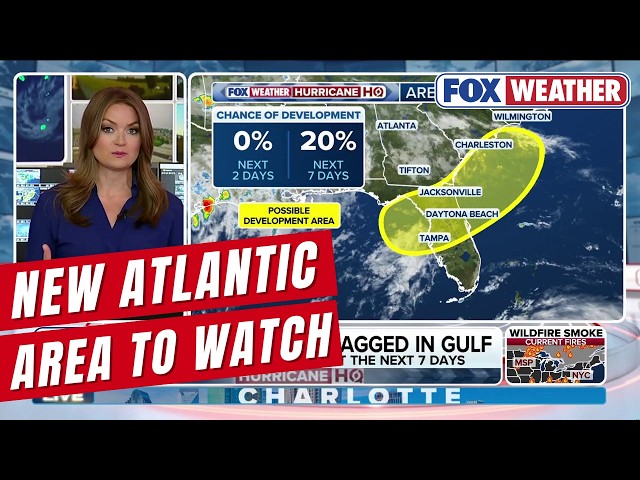 Hurricane Center Issues Area To Watch For Tropical Development Along Gulf, Southeast Coasts