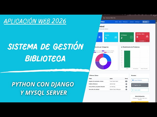 🚀 Professional System for Web Libraries: Stock Control, Library Cards and Automatic Alerts