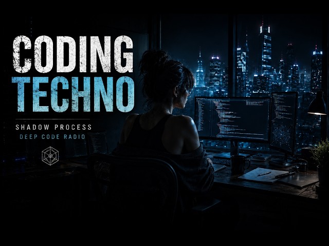 Coding Music for Deep Work | SHADOW PROCESS • Hypnotic Dark Industrial Techno