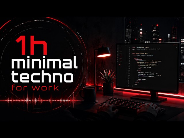 Code & Focus with Minimal Techno [1h Deep Work Mix]