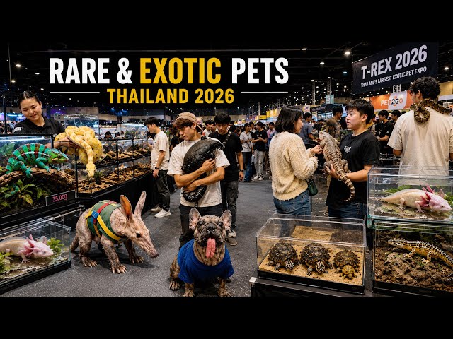 4K HDR | Inside One of Asia’s Largest Exotic Pet Events! 🇹🇭 Bangkok, Thailand 2026