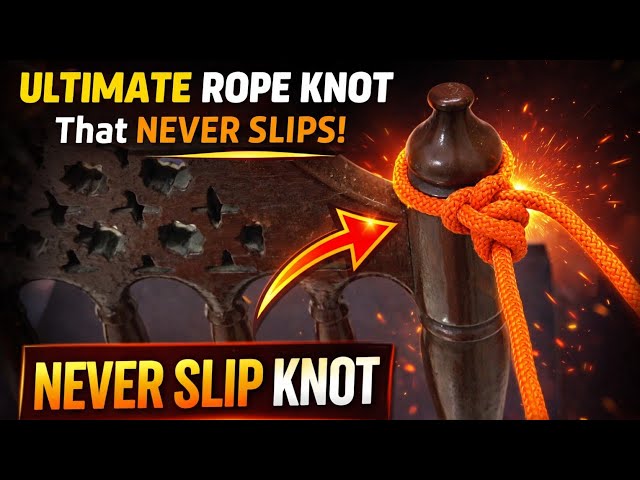 How To Tie a Super Strong Rope Knot for Heavy Load | Easy Method | knotting | Camping | Amazing knot