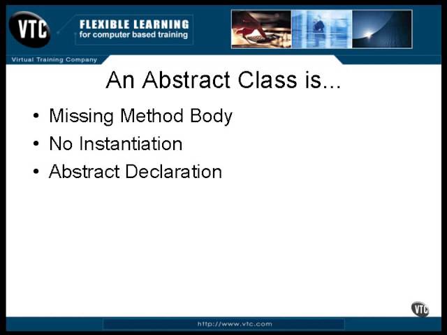 6.Java Certification-Chapter02.Object Oriented Programming-Lesson5.An Abstract Class