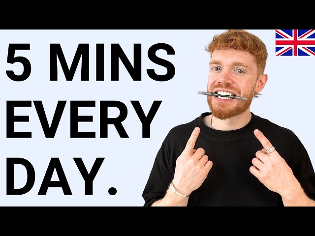 Do THESE every day for a clear British accent! (Vocal exercises)