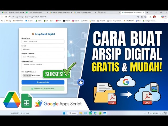 How to Build a Digital Archiving App with Google Apps Script — Free & Easy! #GoogleAppsScript