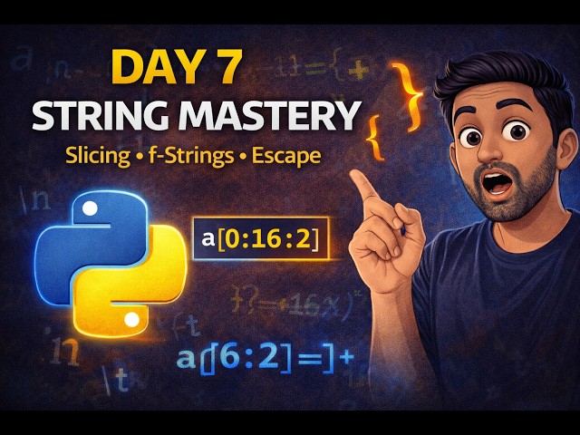 Most Beginners Struggle With Strings in Python | Day 7 Deep Dive