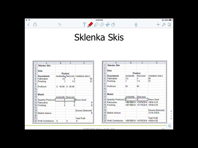 Modeling Mathematical Models in Excel Solver Part 1