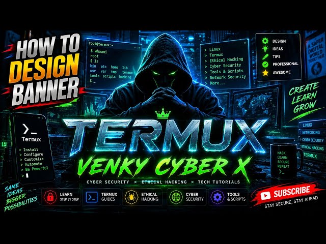 "🔥⚡ How to Design a💚⚡ Cinematic TERMUX Banner | Beginner Friendly |"🚀