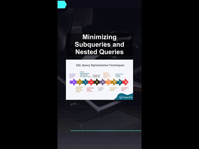 Minimizing Subqueries and Nested Queries #ai #artificialintelligence #machinelearning #aiagent