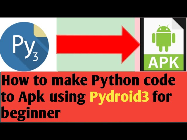 Turn Your Python Code into a Real Android App with Pydroid 3 | how to convert code into apk pydroid3