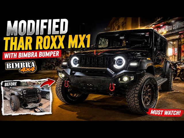 Modified Thar Roxx 2026 | Thar Roxx Mx1 to Ax7L 🤩 Thar Roxx modification with Price