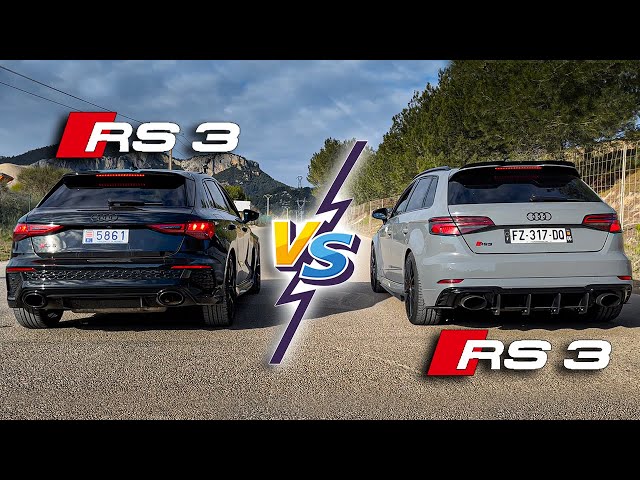 NOUVELLE AUDI RS3 VS ANCIENNE RS3 ! 😱 DRAG RACE