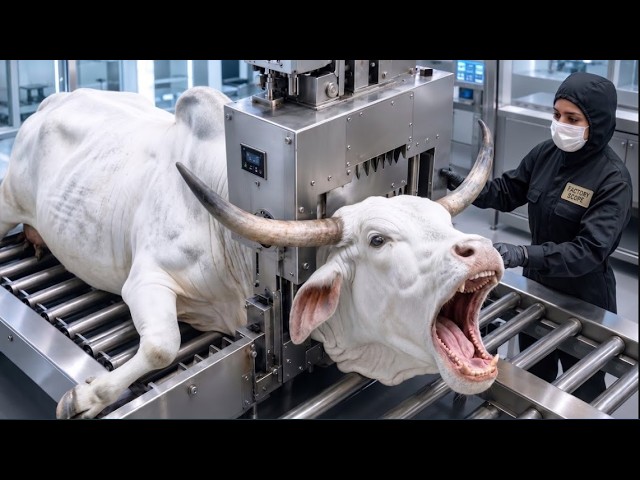 Inside the White Grey Brahman Bull Horn Processing Factory-How Luxury Horn & Leather Products Furni