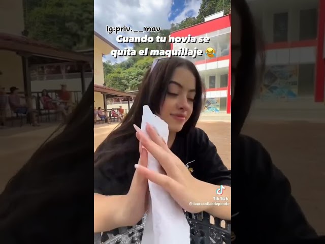 Cuando tu novia se quita el maquillaje🤣#sebascorrea #mav #laurasofia #humor #colombia #fypシ゚viral